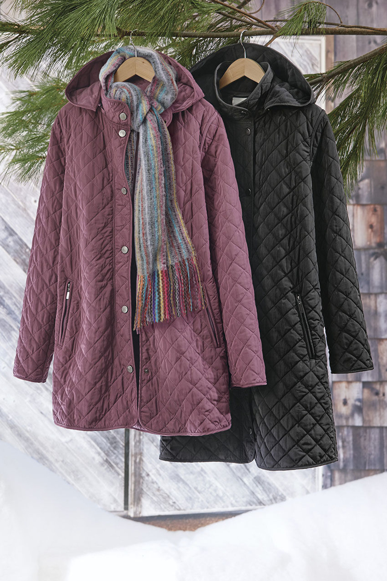 Quilted Car Coat