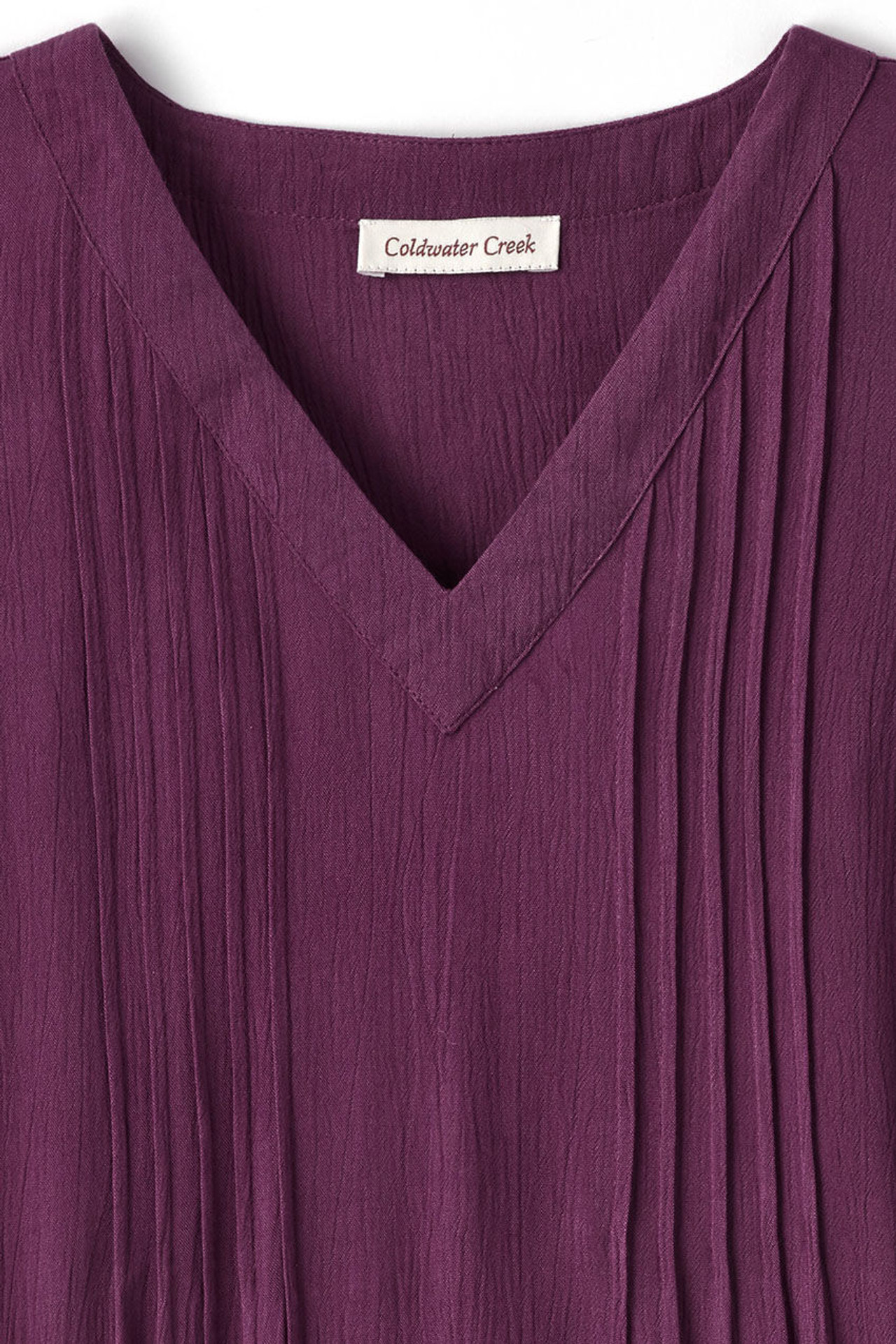 Solstice Tuck-and-Release Cap-Sleeve Blouse