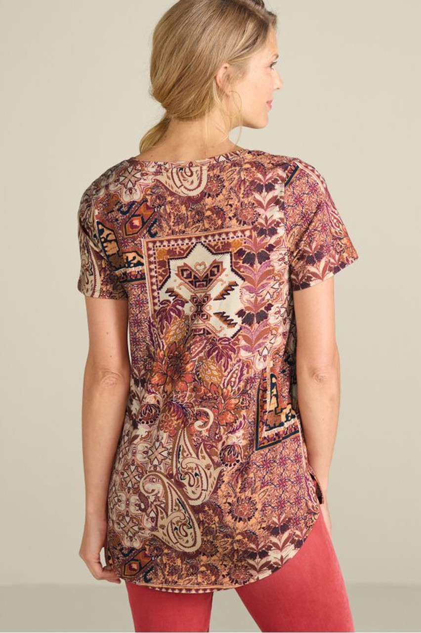 SoftEssential™ Supima® Isabel Short Sleeve Tunic