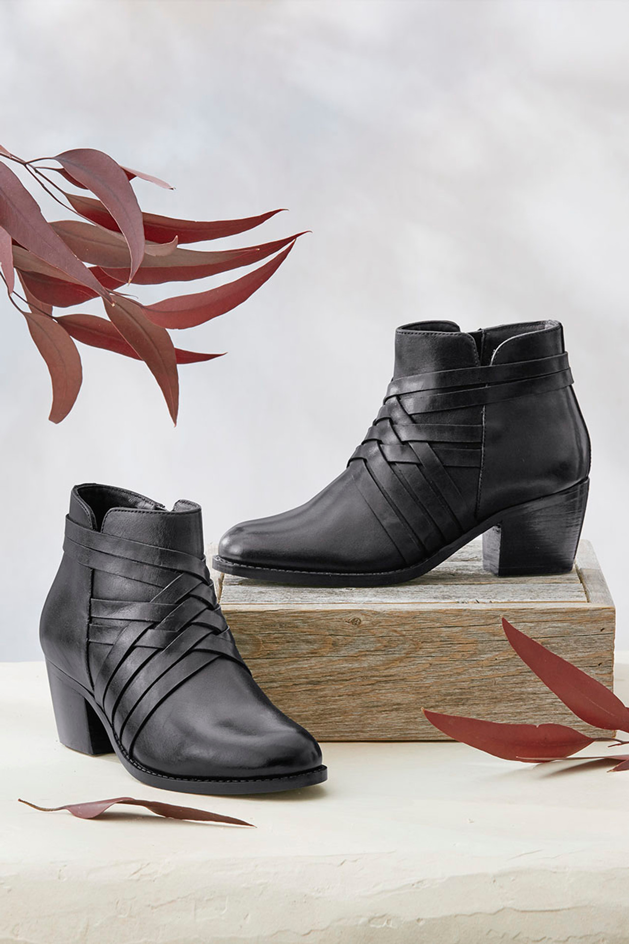 Lara  Leather Boots by Walk With Me?