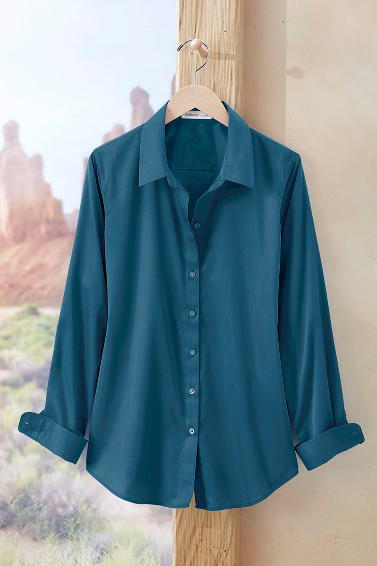 Long-Sleeve No-Iron Shirt
