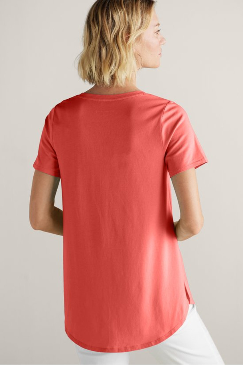 SoftEssential™ Supima® Isabel Short Sleeve Tunic