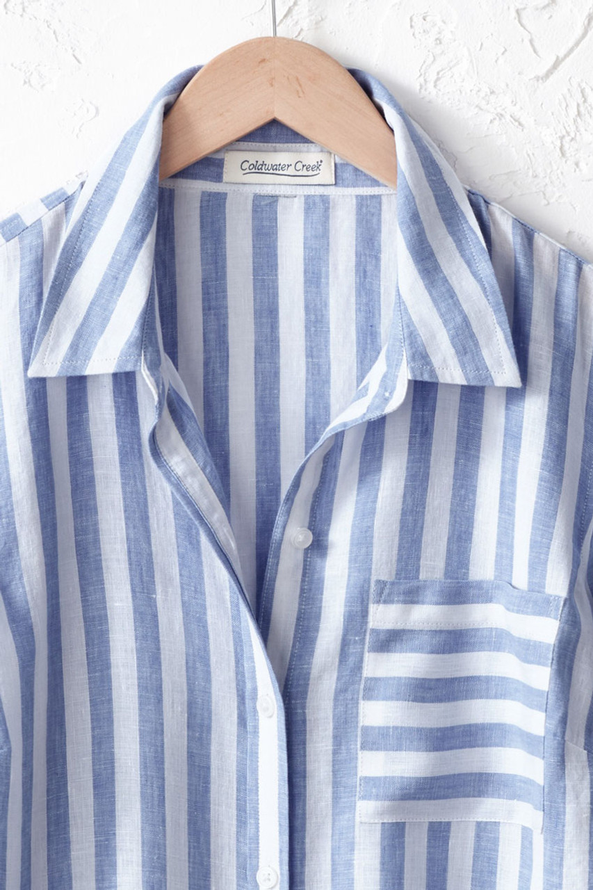 Bayside Stripe Big Shirt