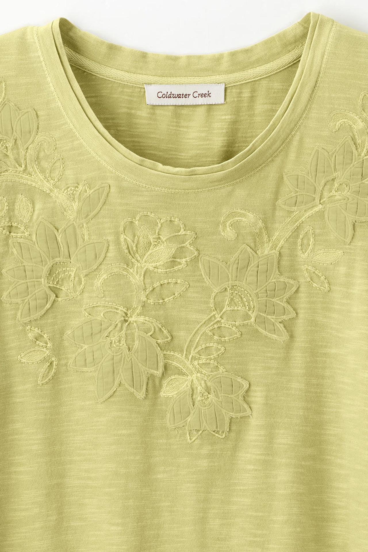 Swirling Petals Slub Tee