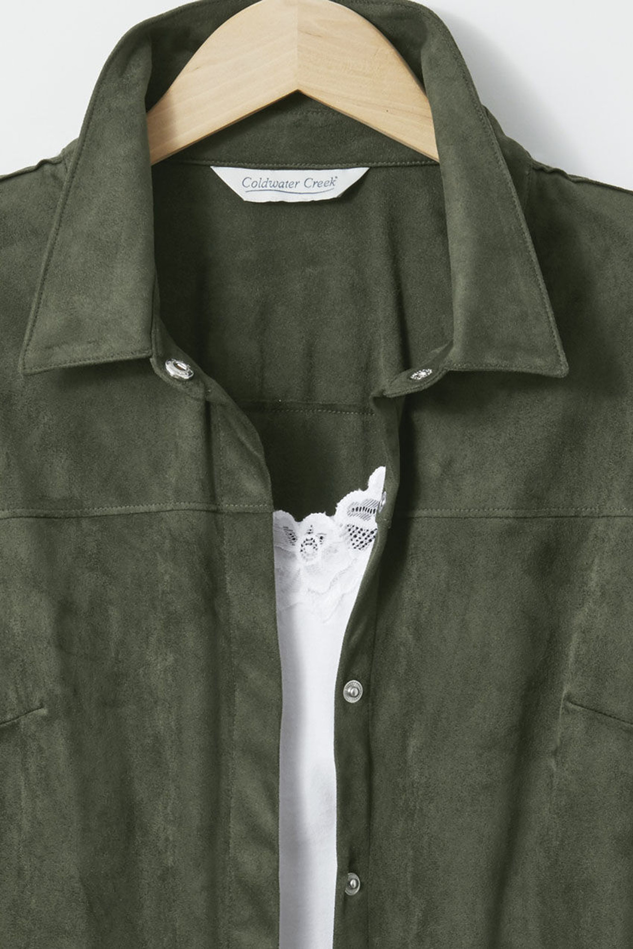 Faux Suede Big Shirt