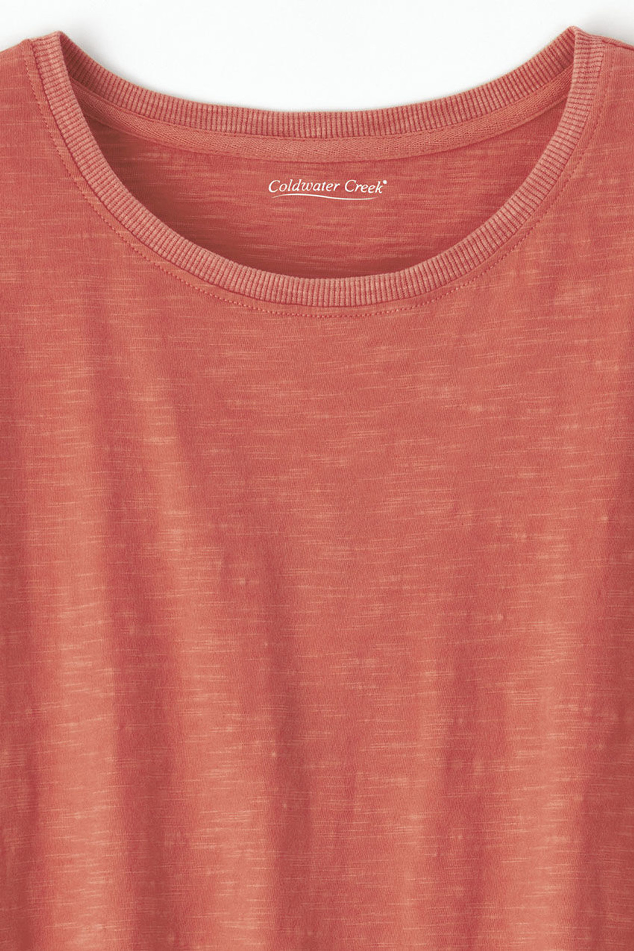 Just Right 3/4-Sleeve Slub-Knit Tee