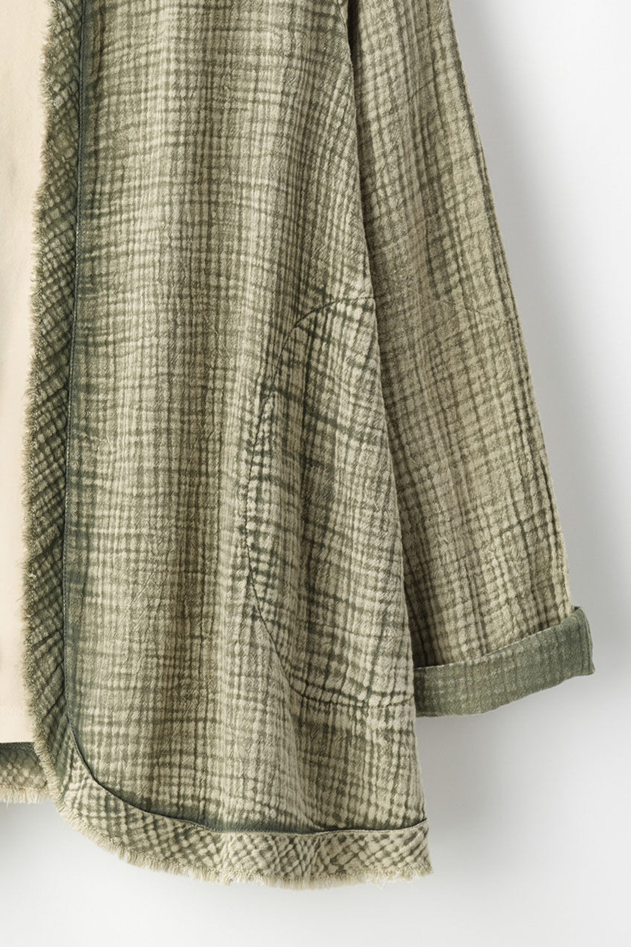 Vintage-Washed Gauze Topper