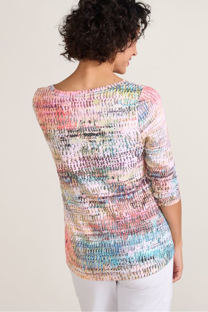 SoftEssential™ Supima® 3/4 Sleeve Tee I