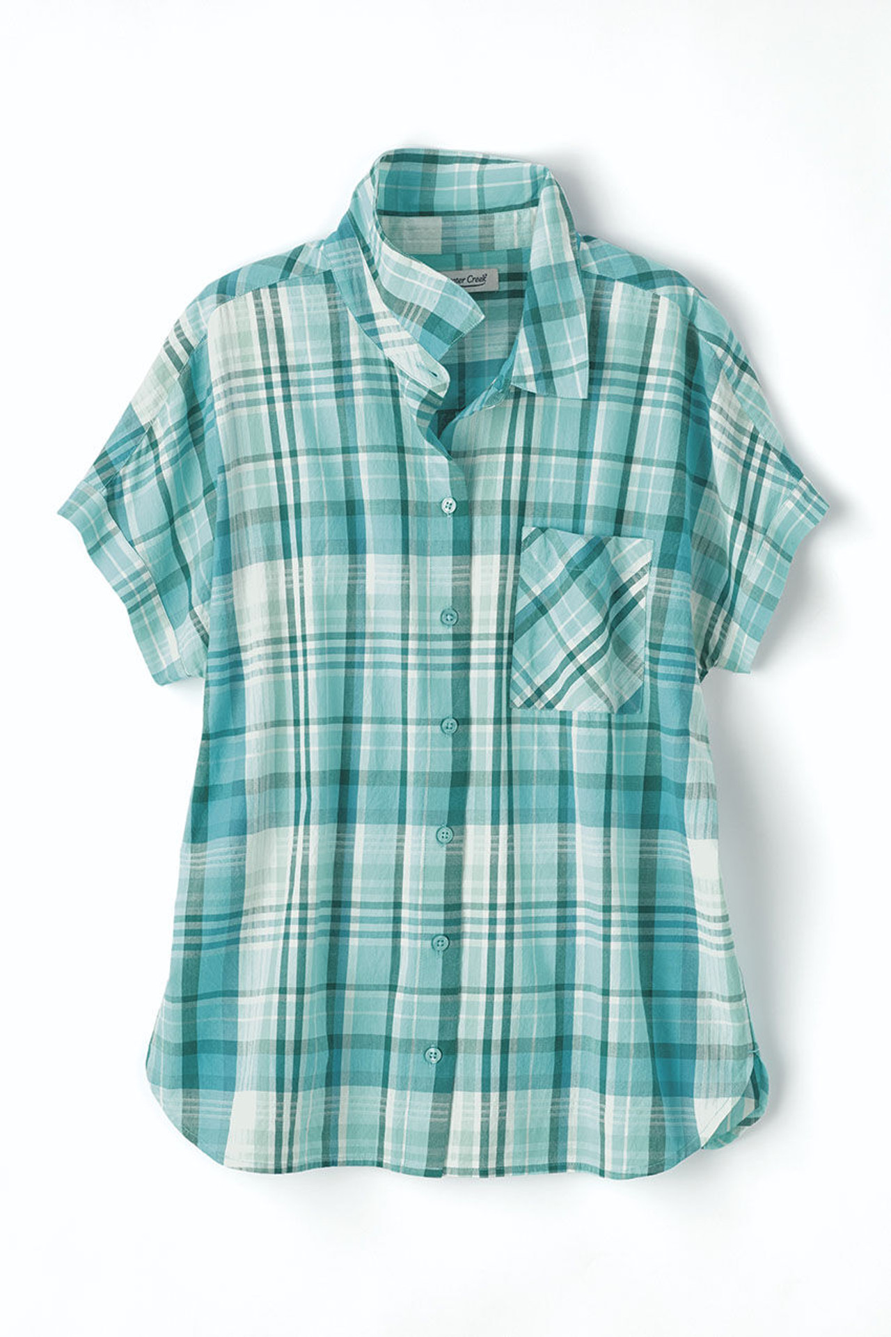 Riverside Madras Plaid Top