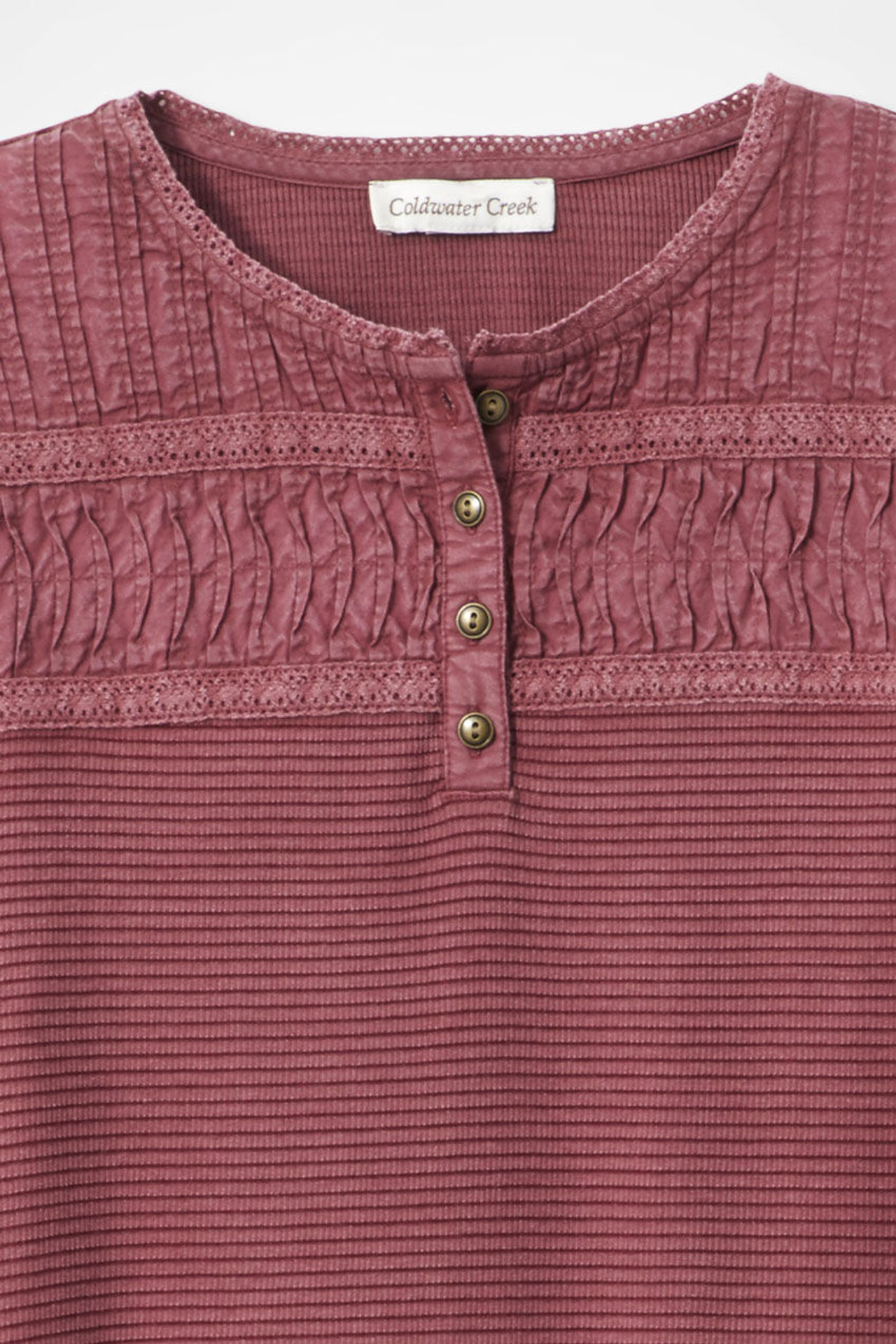 Textured Knit Henley