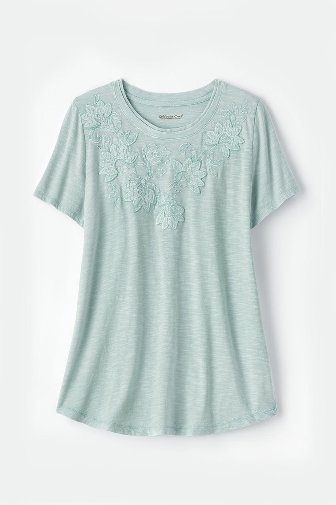 Swirling Petals Slub Tee