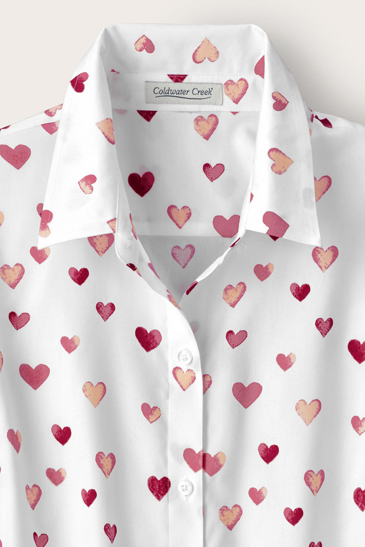 Confetti Hearts No-Iron Shirt