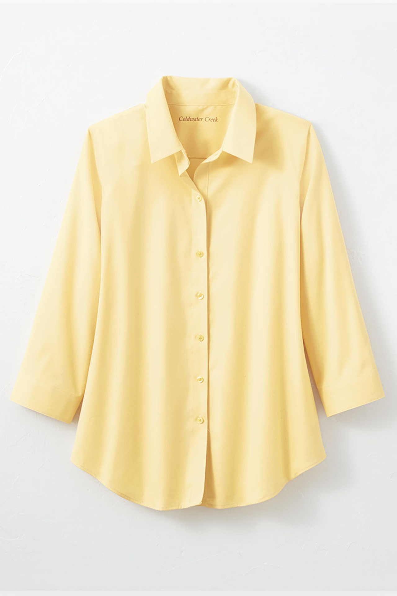 No-Iron 3/4-Sleeve Shirt