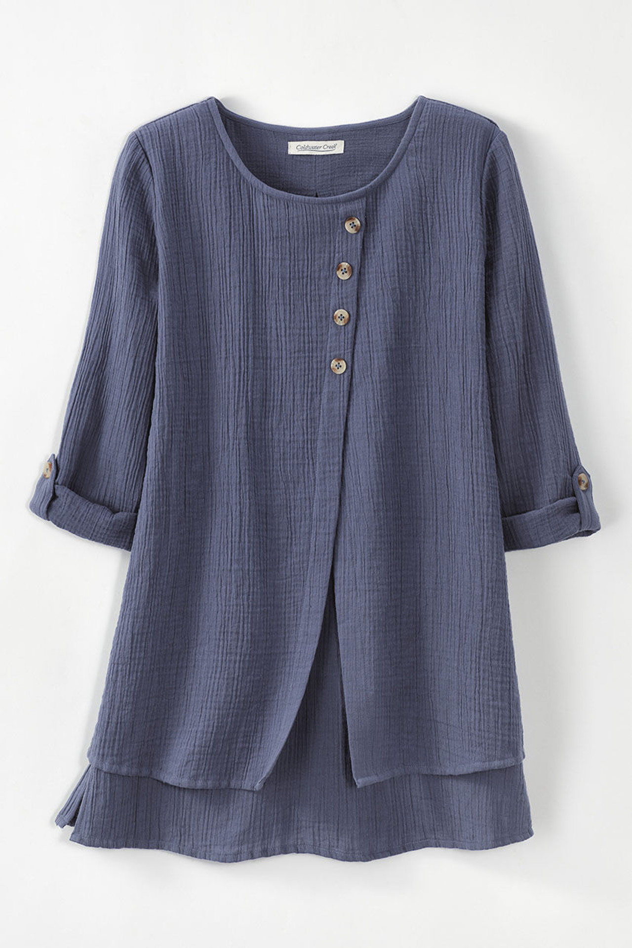 Light as Air Gauze Pullover Tunic Top