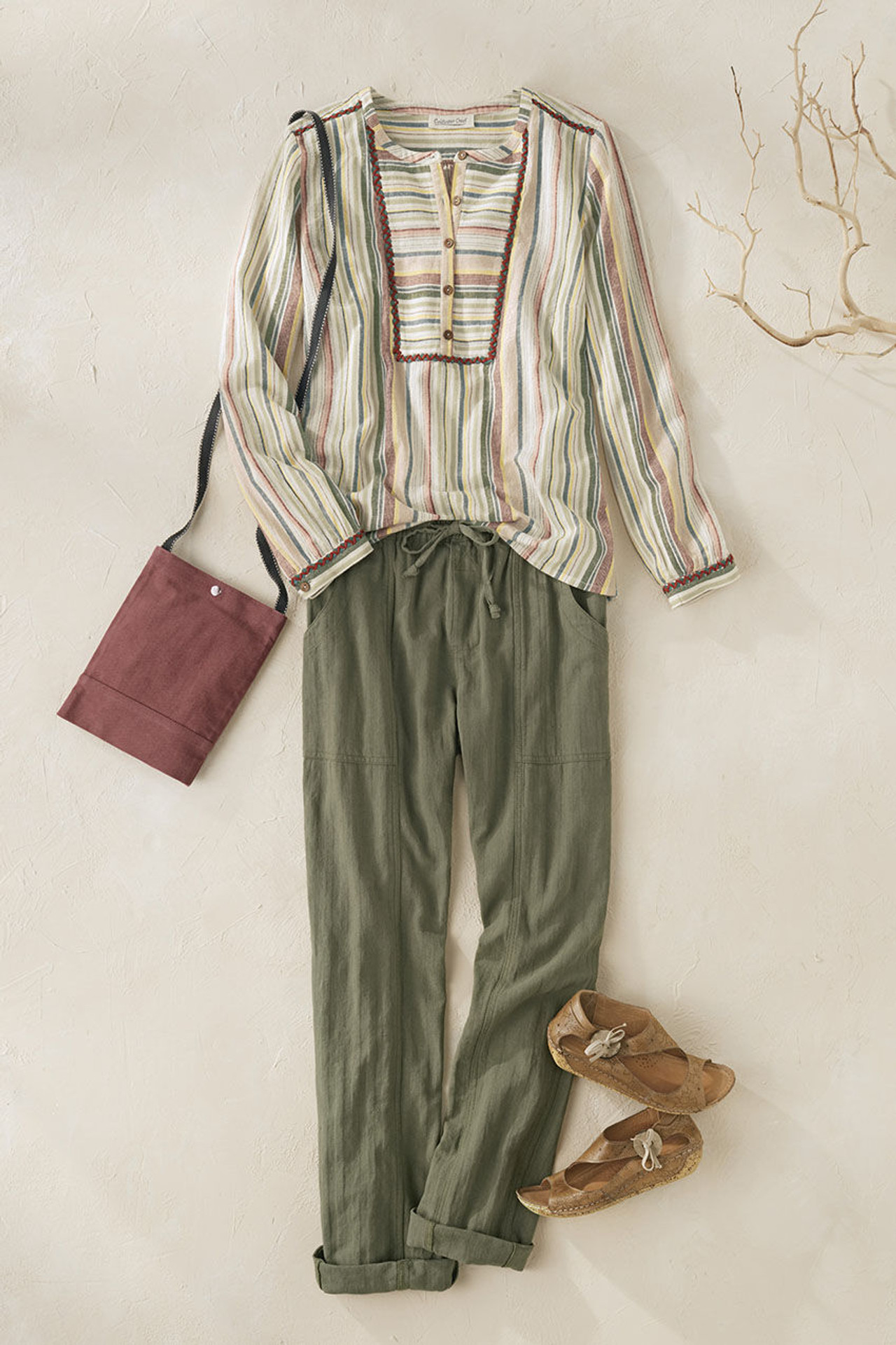 Santa Rosa Linen Blouse