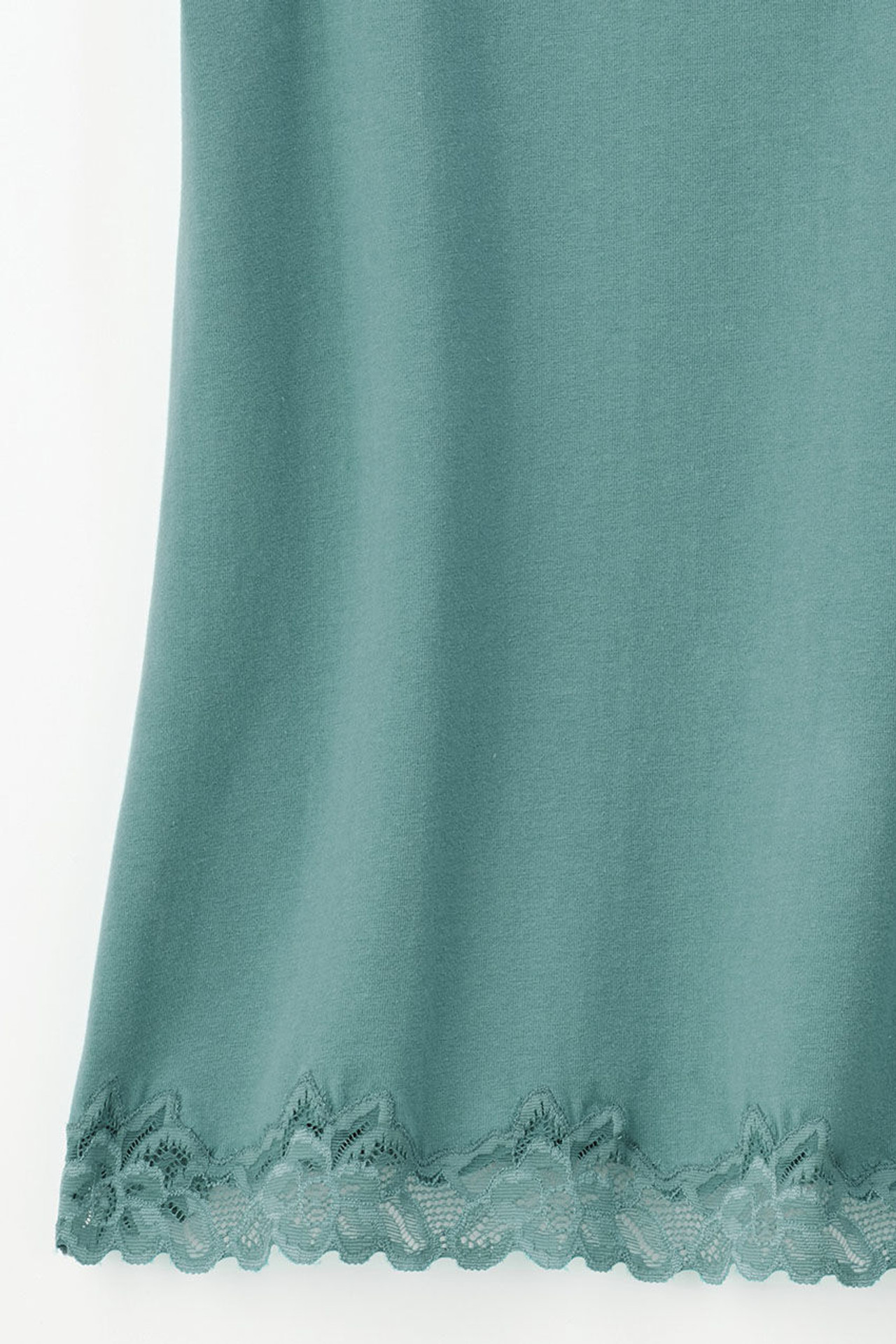 Longer Length Double Lace Tank