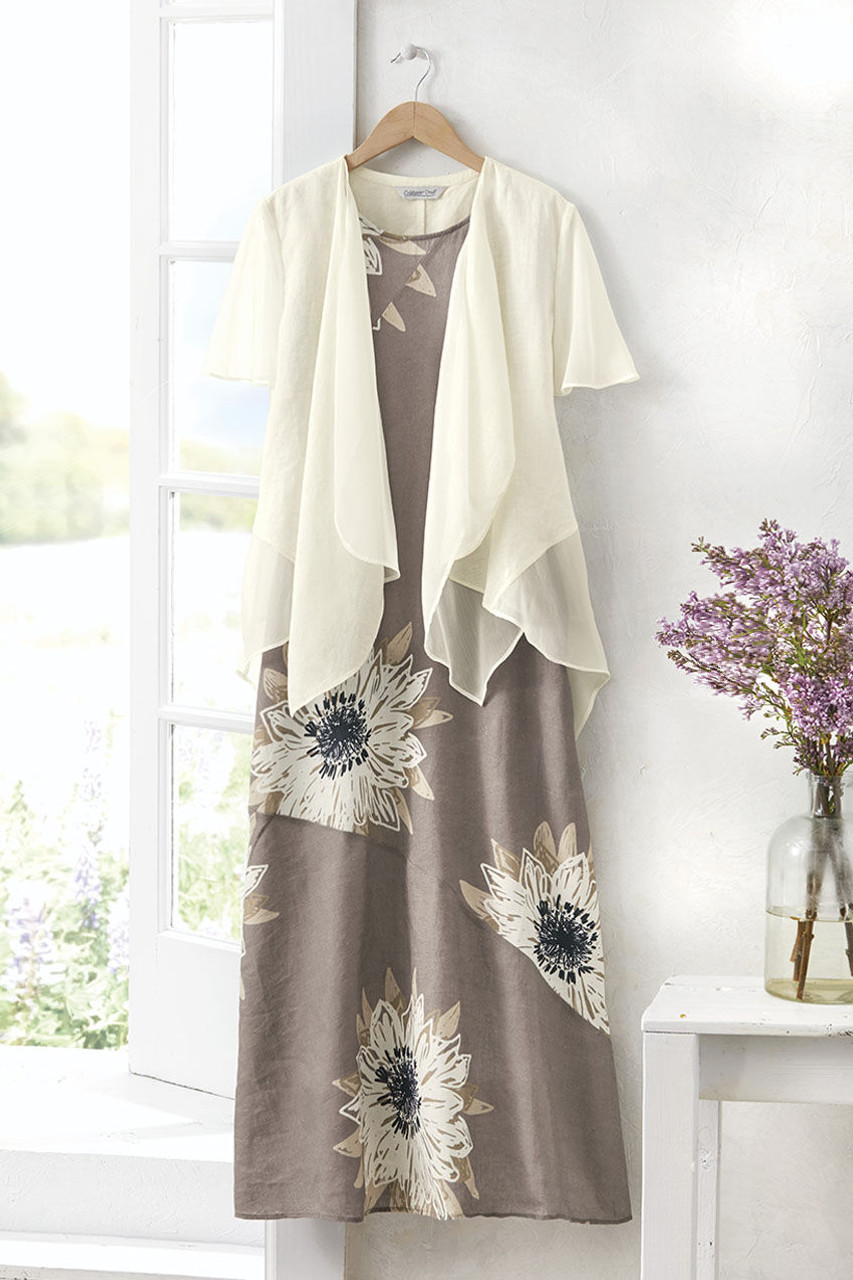 Bold Impressions Linen Dress