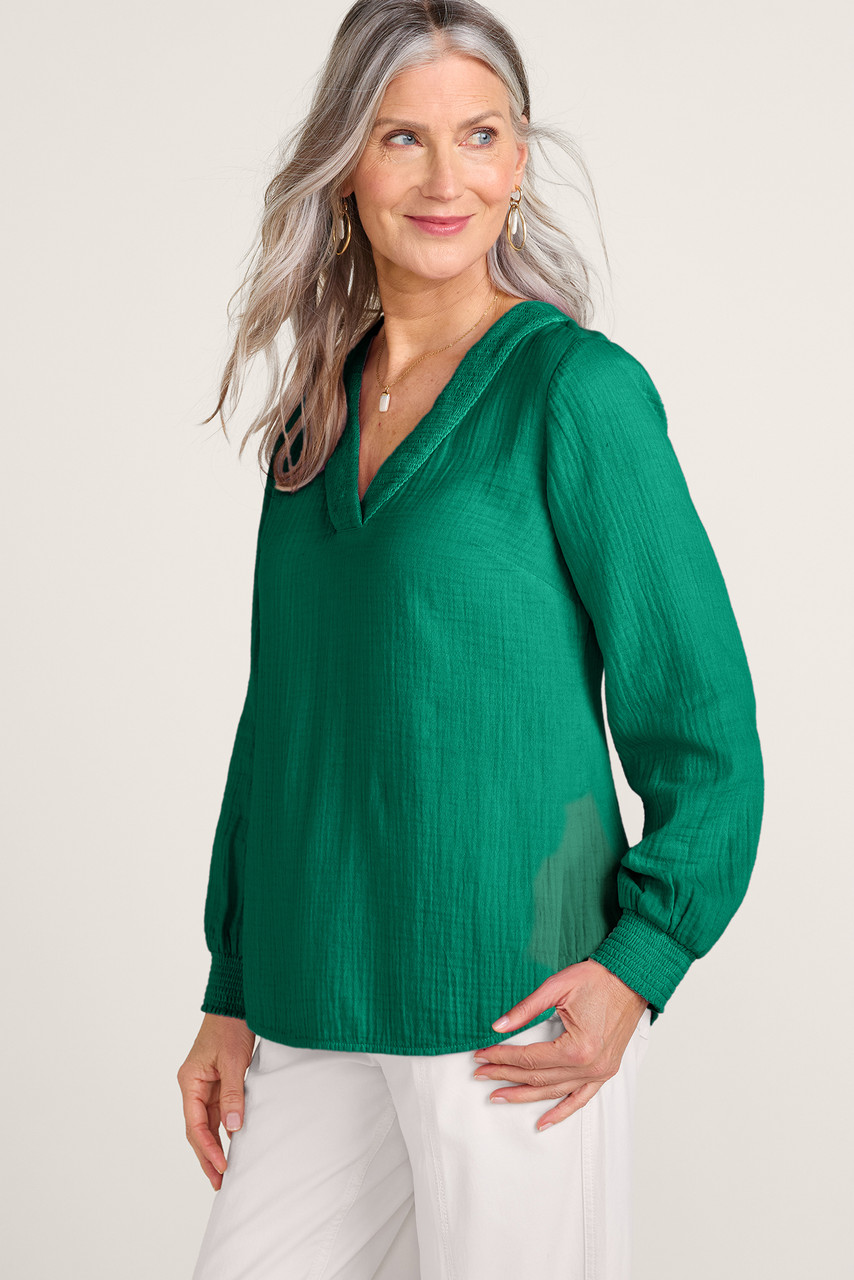 Genna Gauze Top
