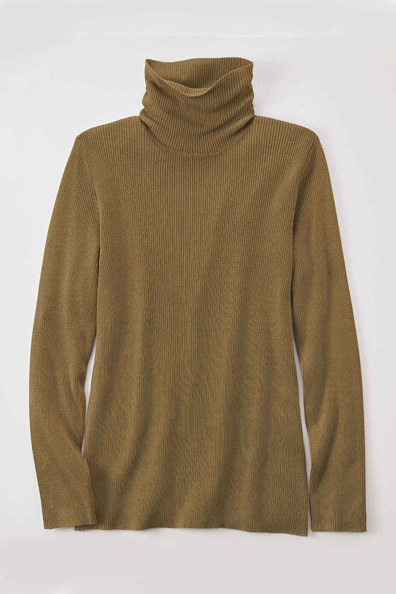 Ribbed Turtleneck Sweater