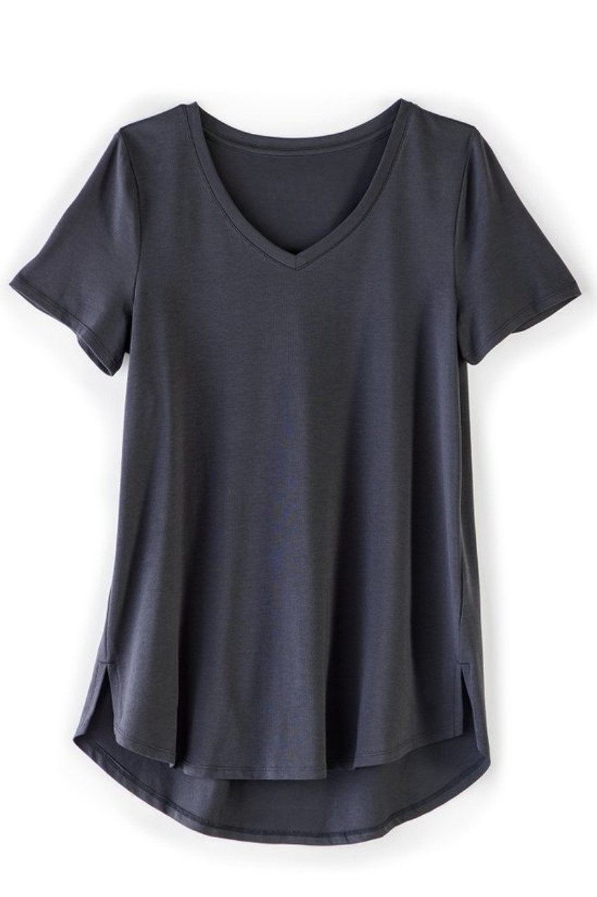 SoftEssential™ Supima® Isabel Short Sleeve Tunic