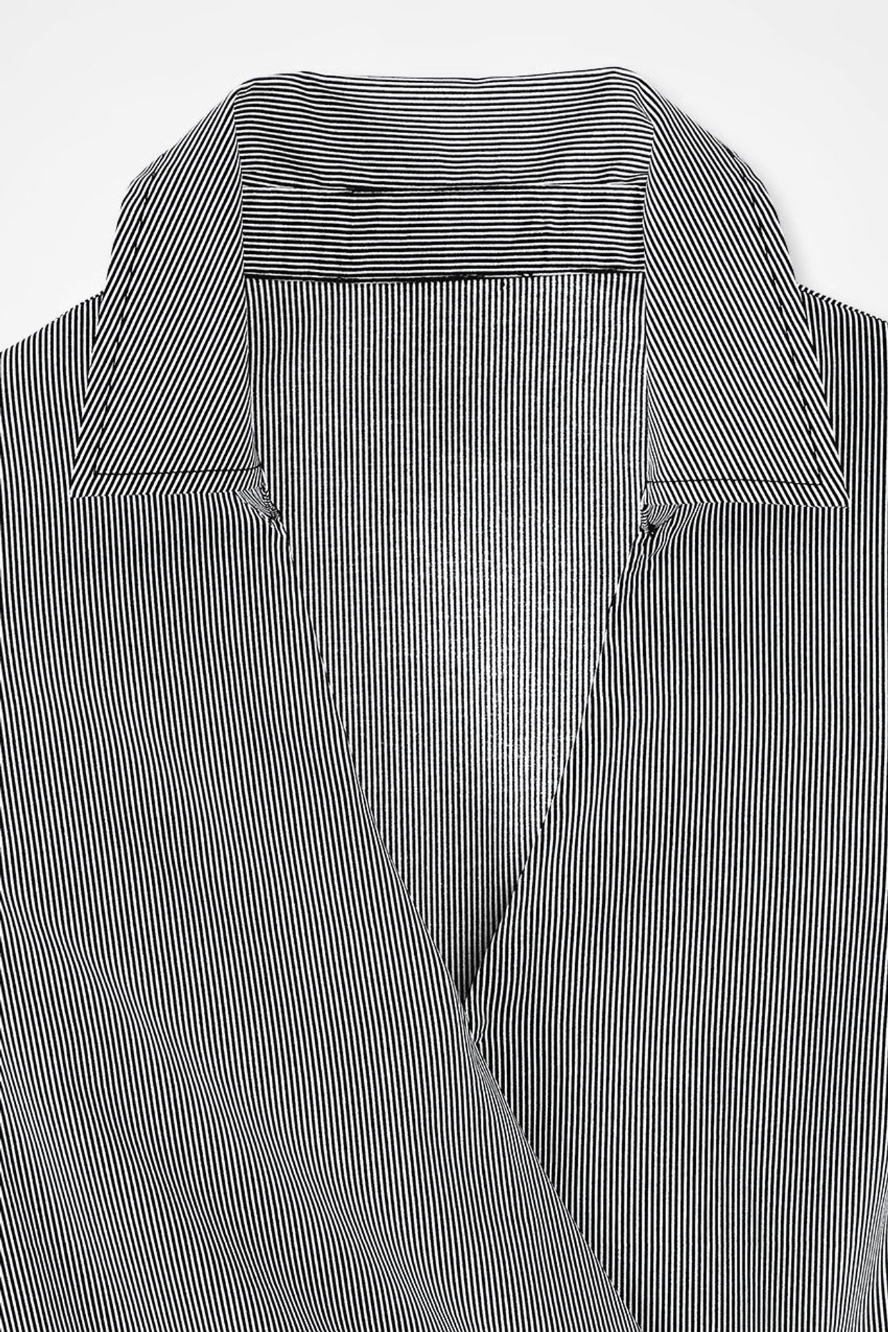Striped Side-Tie Easy Care Shirt