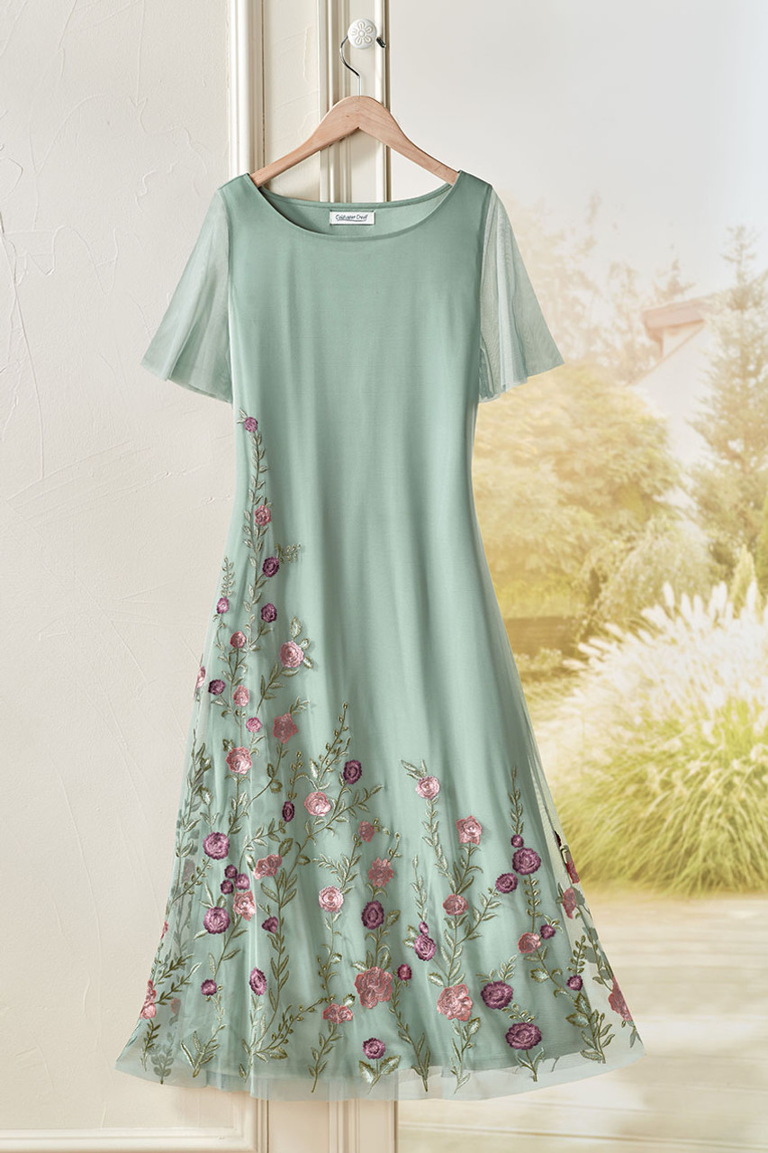 Delicate Intrigue Mesh Dress