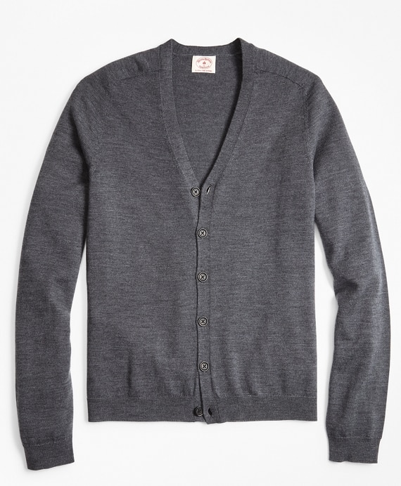 Merino Wool V-Neck Cardigan