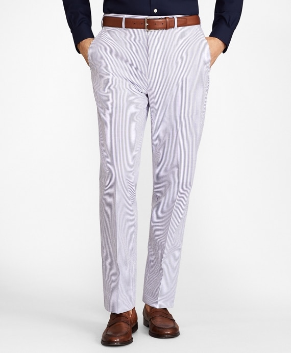 Madison Fit Stripe Seersucker Trousers