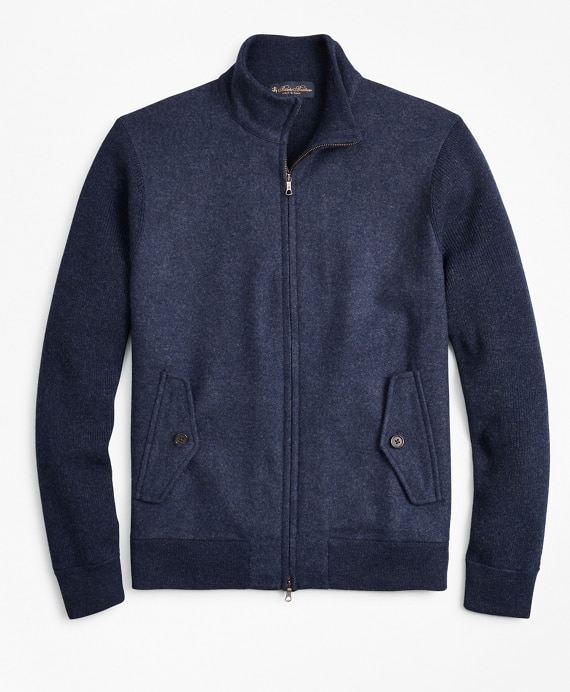 Golden Fleece® Wool Zip-Up Sweater Jacket