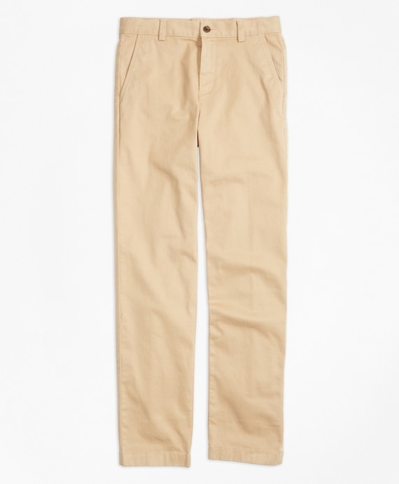 Boys Washed Cotton Stretch Chinos
