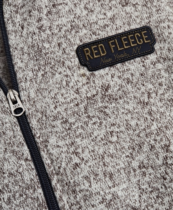 Zip-Up Fleece Sweater Vest