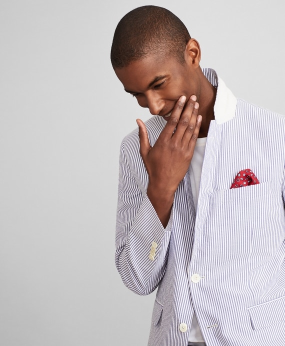 Milano Fit Stripe Seersucker Sport Coat
