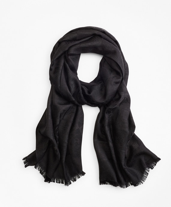 200th Anniversary Silk-Cashmere Jacquard Scarf