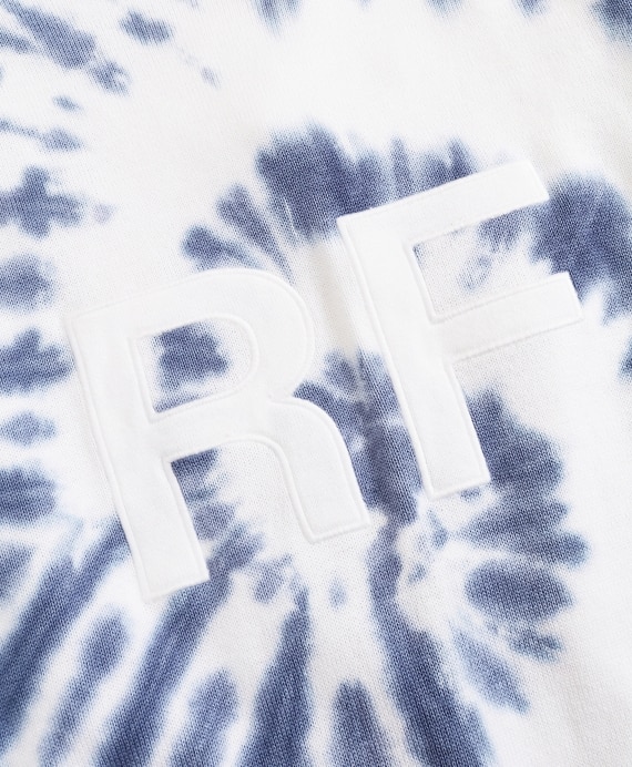 Graphic Tie-Dyed Cotton Sweater
