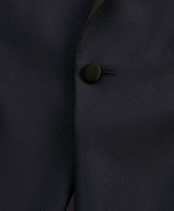 Regent Fit One-Button Jacquard Tuxedo