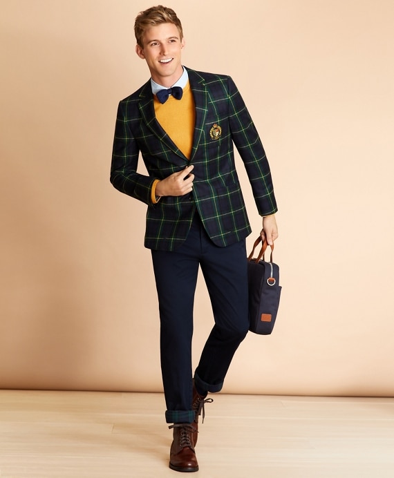 Wool-Blend Gordon Tartan Sport Coat