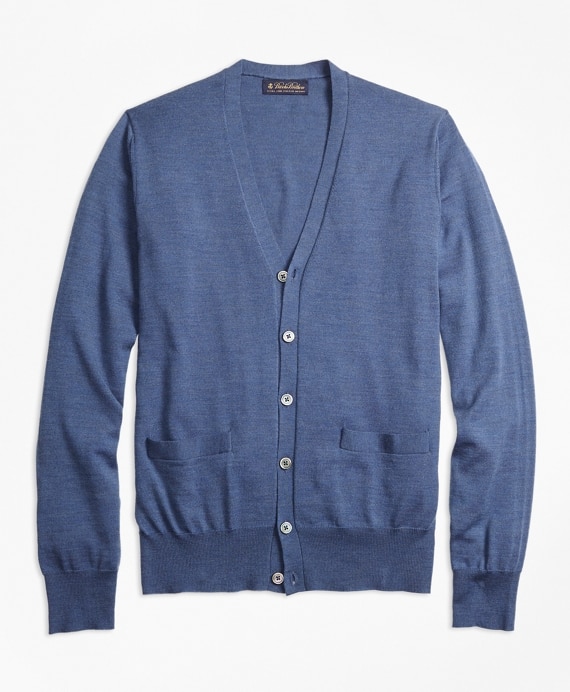BrooksTech™ Merino Wool Button-Front Cardigan