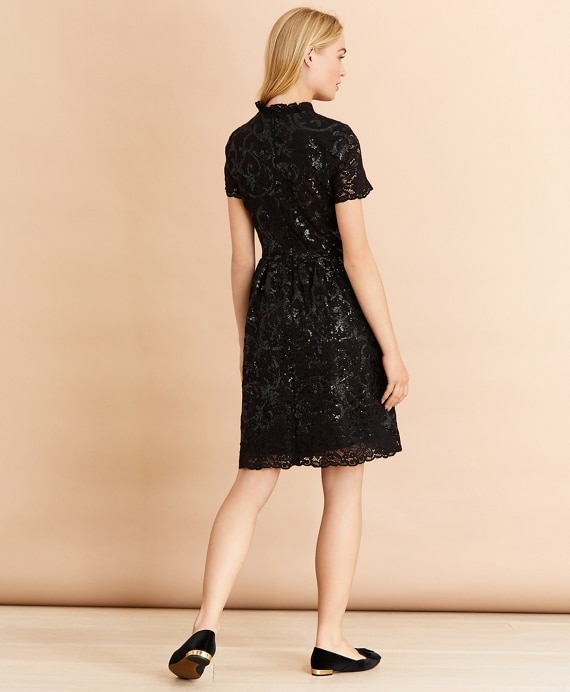 Sequined Lace Dress