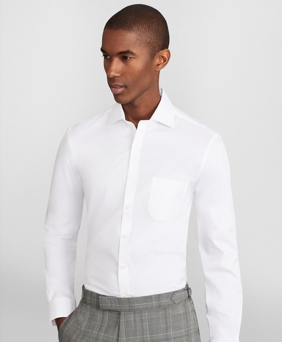Soho Extra-Slim Fit Dress Shirt, Performance Non-Iron with COOLMAX®, English Spread Collar Twill