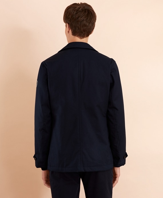 Lightweight Cotton Twill Peacoat
