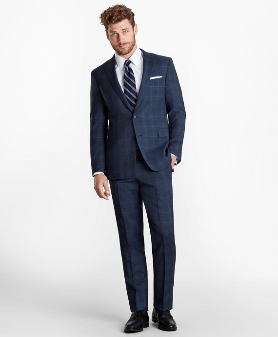 Regent Fit Plaid 1818 Suit