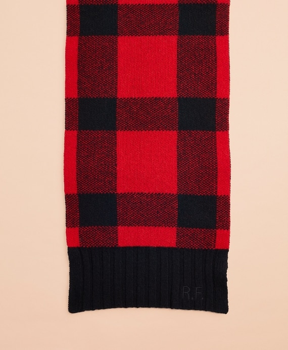 Buffalo Plaid Wool-Blend Scarf