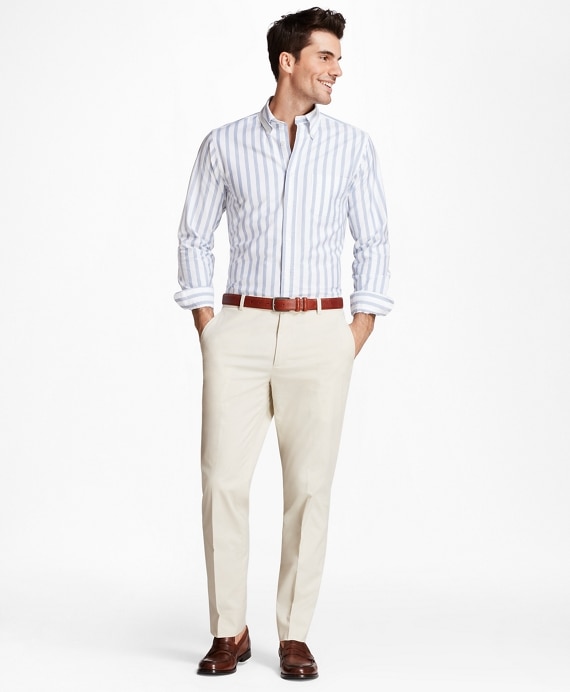 Milano Fit Supima® Cotton Poplin Stretch Chino Pants