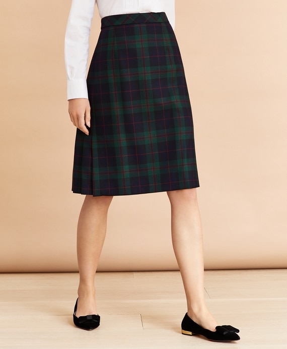 Tartan Pleated Skirt