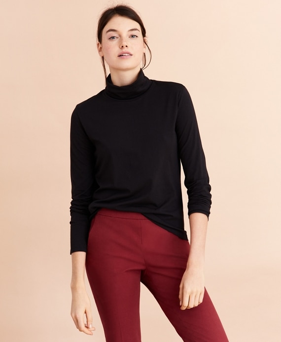 Long-Sleeve Turtleneck