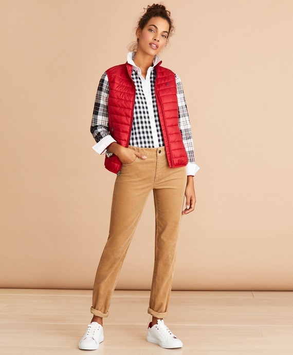 Logo-Graphic Puffer Vest