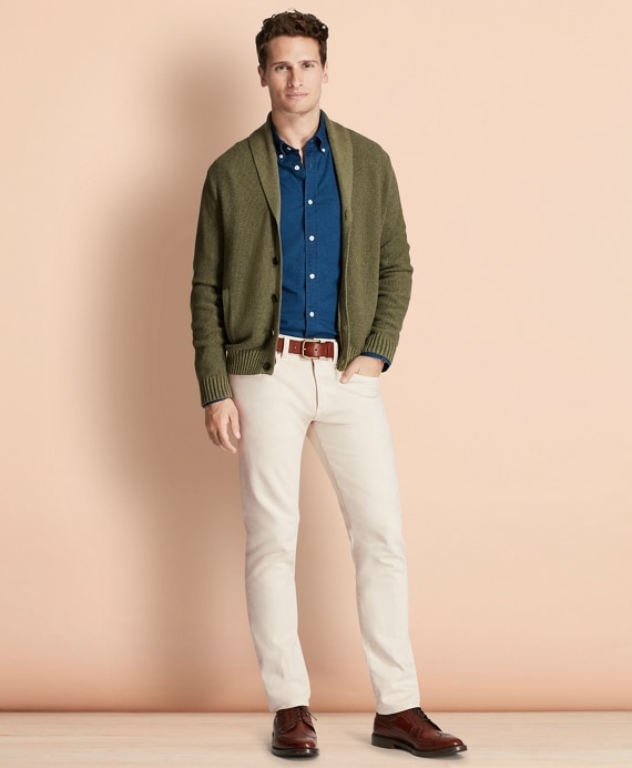 Slim-Fit Garment-Dyed Jeans