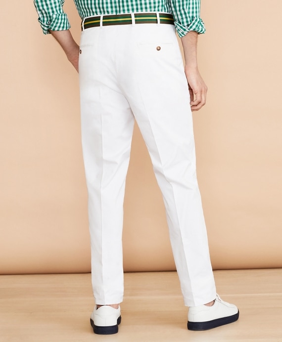 Cotton Stretch Herringbone Trousers