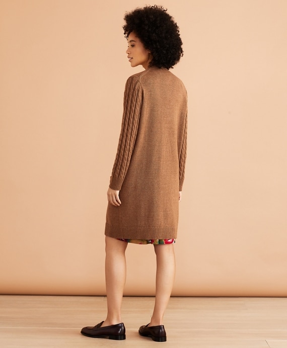 Wool-Cotton Boyfriend Cardigan