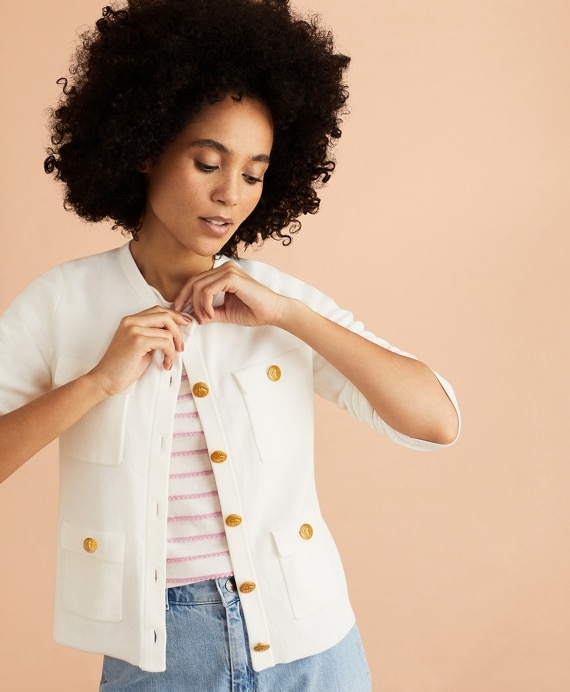 Cotton Sweater Jacket